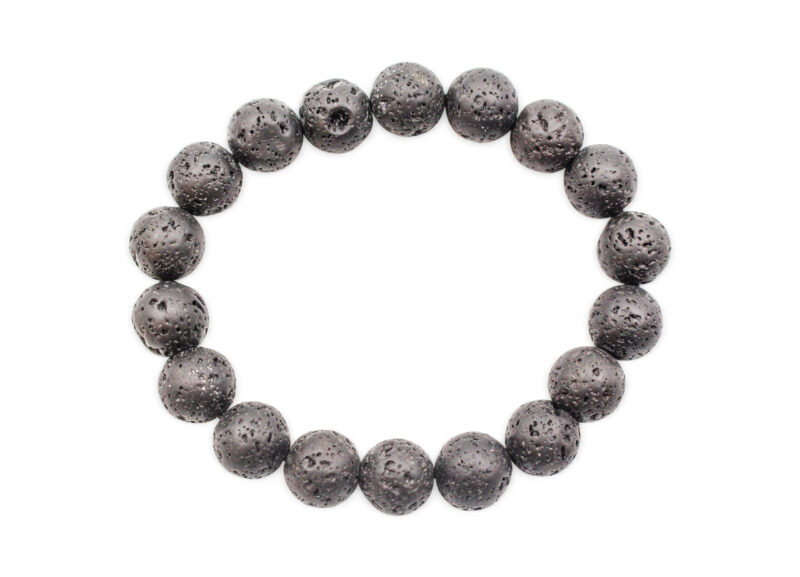 Lava Stone Bracelet (4 mm, 6 mm, 8 mm or 10 mm)