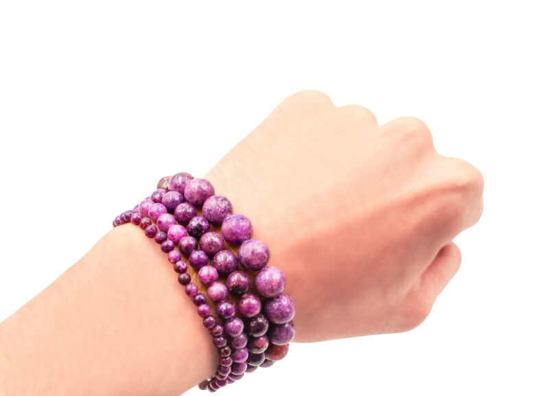 Lepidolite Bracelet (4 mm, 6 mm, 8 mm or 10 mm)