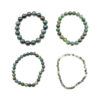 Moss Agate Bracelet (4mm, 6mm, 8mm, or 10mm) - Crystal Dreams