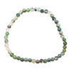 Moss Agate Bracelet (4mm, 6mm, 8mm, or 10mm) - Crystal Dreams