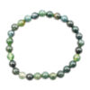 Moss Agate Bracelet (4mm, 6mm, 8mm, or 10mm) - Crystal Dreams