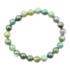 Moss Agate Bracelet (4mm, 6mm, 8mm, or 10mm) - Crystal Dreams