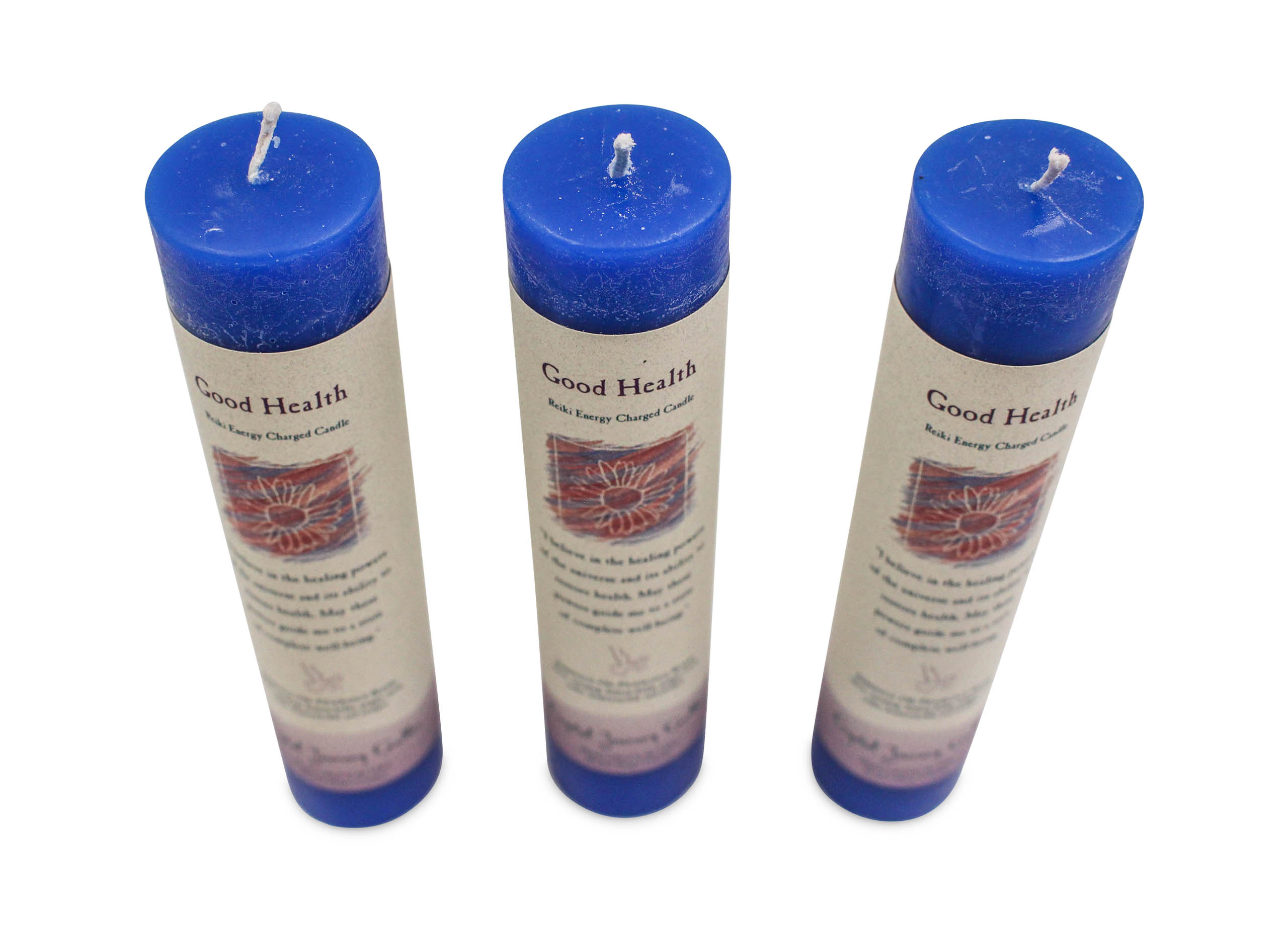 Herbal Pillar Good Health Candle - Crystal Dreams