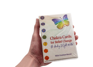 Cartes oracles “Chakra Cards for Belief Change” (version anglaise seulement)