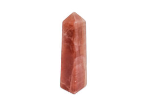 Strawberry Calcite Prism
