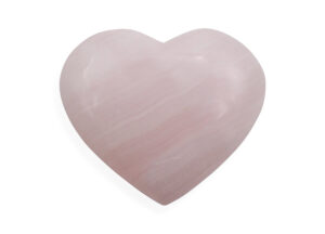Rose Calcite Puffy Heart