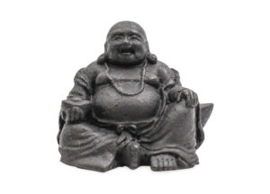 Figurine hotei buddha en shungite