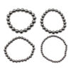 Black Tourmaline Bracelet (4mm, 6mm, 8mm, or 10mm) - Crystal Dreams