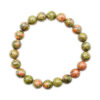 Unakite Bracelet (4mm, 6mm, 8mm, or 10mm) - Crystal Dreams