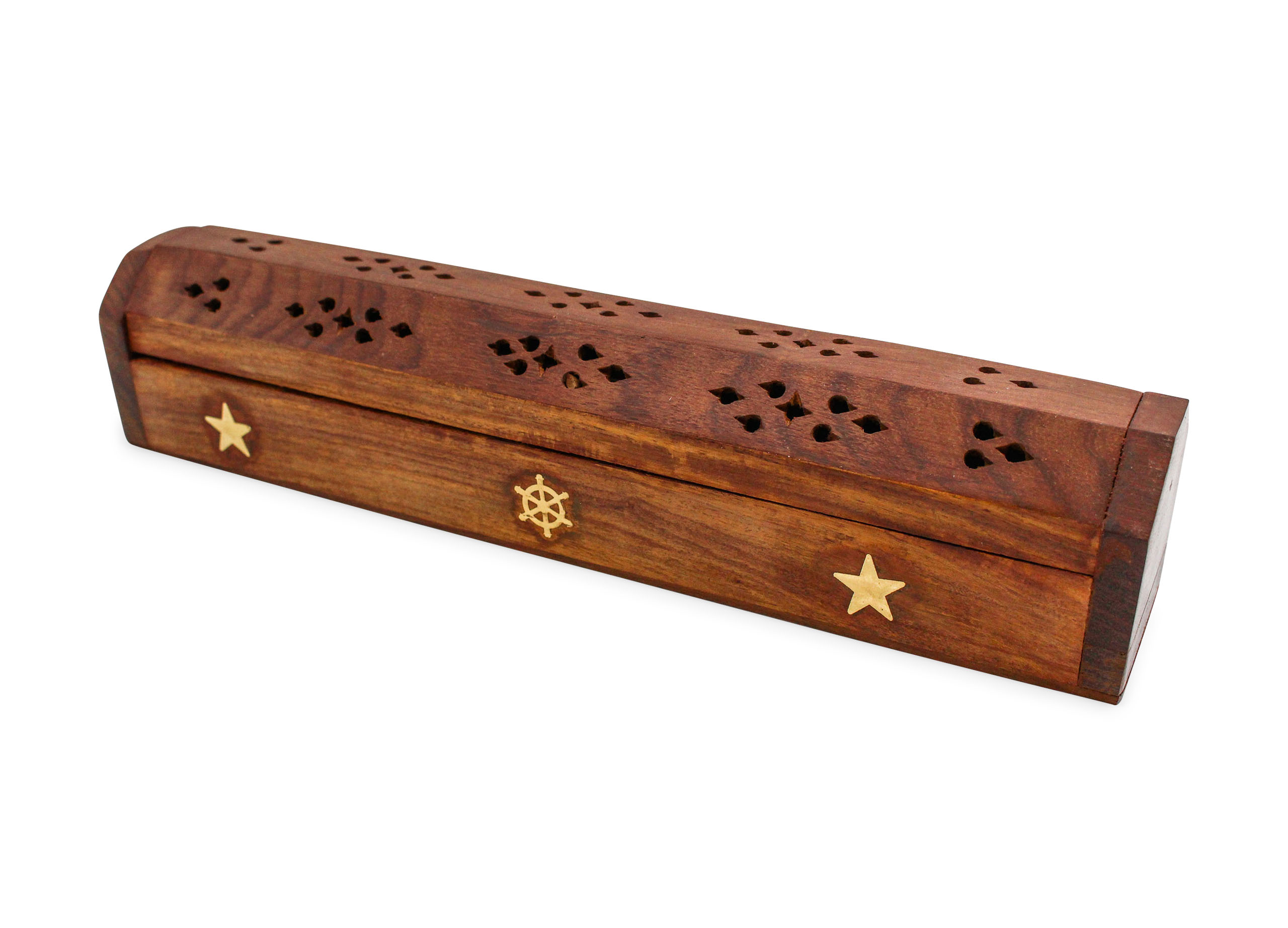 Star Wood Incense Chest Holder - Crystal Dreams