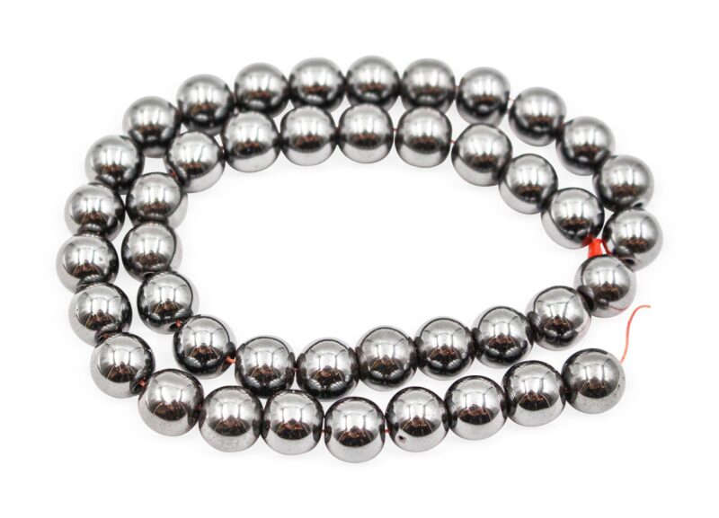 Hematite Beads (6 mm, 8 mm or 10 mm)