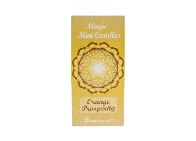 Orange/Prosperity Mini Magic Candles - Crystal Dreams