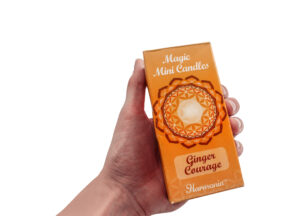 Bougies “magic mini candles” – gingembre / “courage”