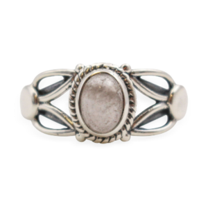 Rose Quartz “Delicacy” Sterling Silver Ring