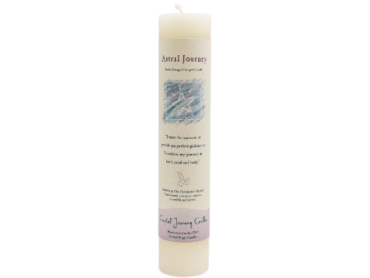 Herbal Pillar Astral Journey Candle - Crystal Dreams