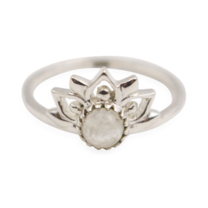 Moonstone “Beam” Sterling Silver Ring
