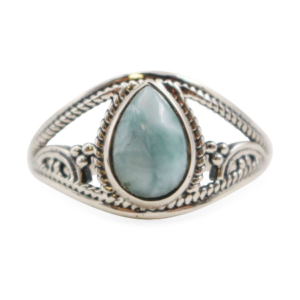 Larimar “Vires” Sterling Silver Ring