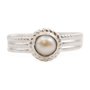 Pearl “Envy” Sterling Silver Ring