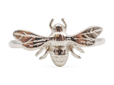 Queen Bee Sterling Silver Ring - Crystal Dreams