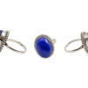 Lapis Lazuli "Genuine" Sterling Silver Ring - Crystal Dreams