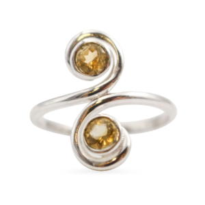Citrine “Electus” Sterling Silver Ring