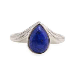 Bague lapis lazuli “queen” en argent sterling
