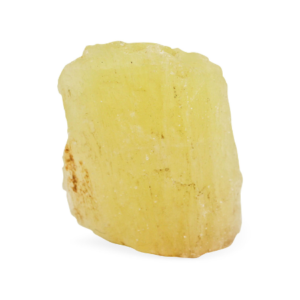Calcite jaune citron brute