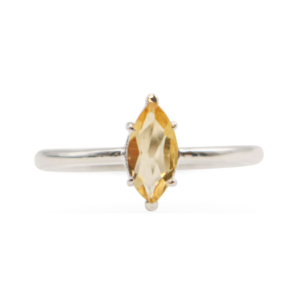 Citrine “Ignis” Sterling Silver Ring