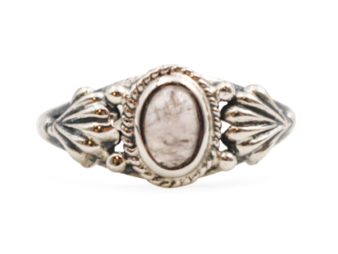 Rose Quartz _Pride_ Sterling Silver Ring - Crystal Dreams