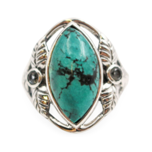 Turquoise “Angelus” Sterling Silver Ring