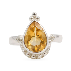 Citrine “Deluxe” Sterling Silver Ring