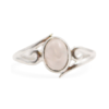 Rose Quartz _Prime_ Sterling Silver Ring - Crystal Dreams