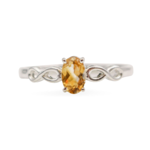 Citrine “Miles” Sterling Silver Ring