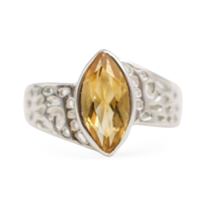 Citrine “Primus” Sterling Silver Ring