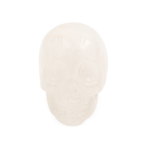 Crâne en quartz clair