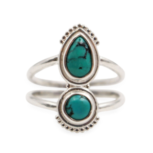 Turquoise “Renaissance” Sterling Silver Ring