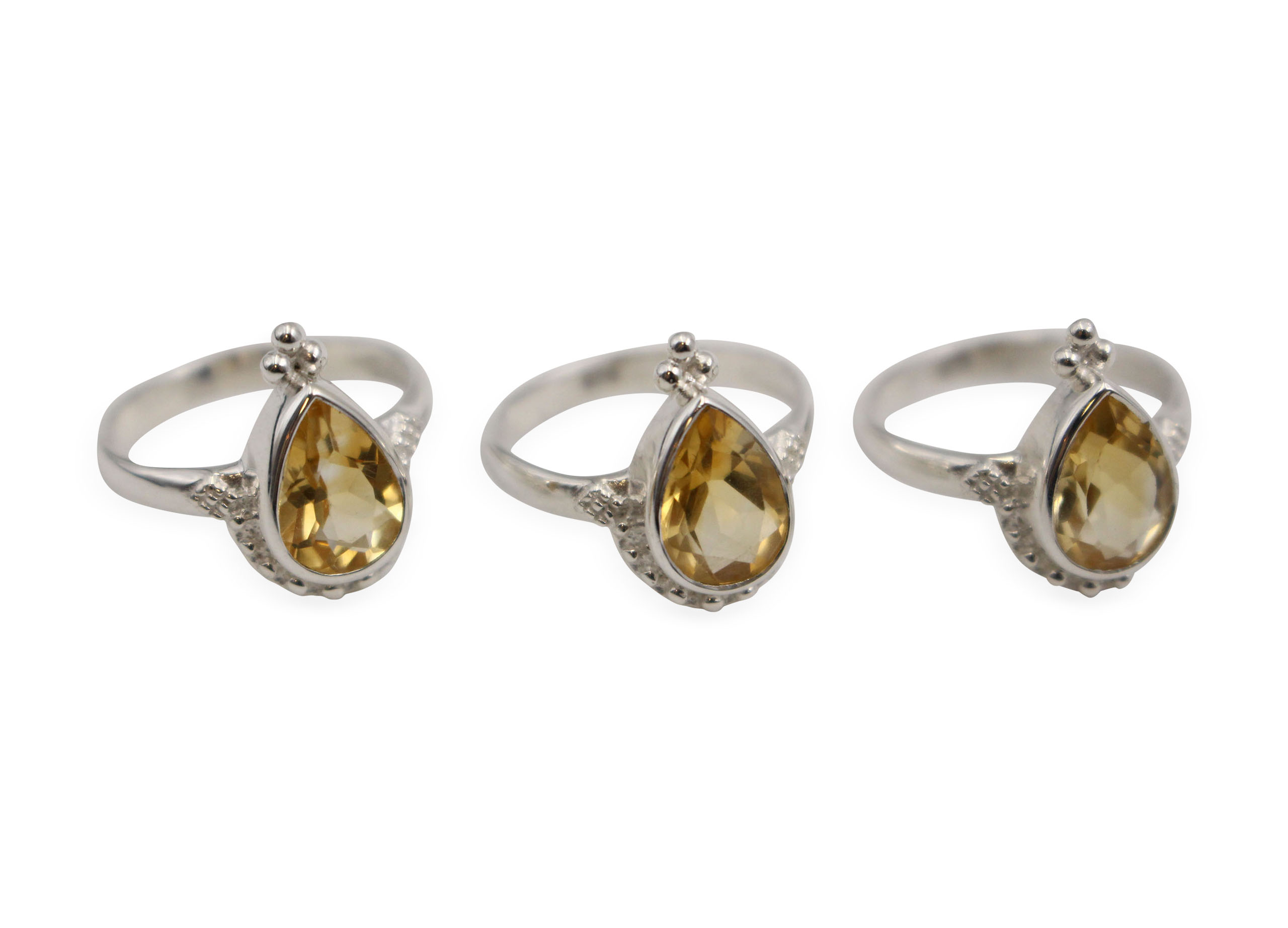 Citrine _Deluxe_ Sterling Silver Ring - Crystal Dreams