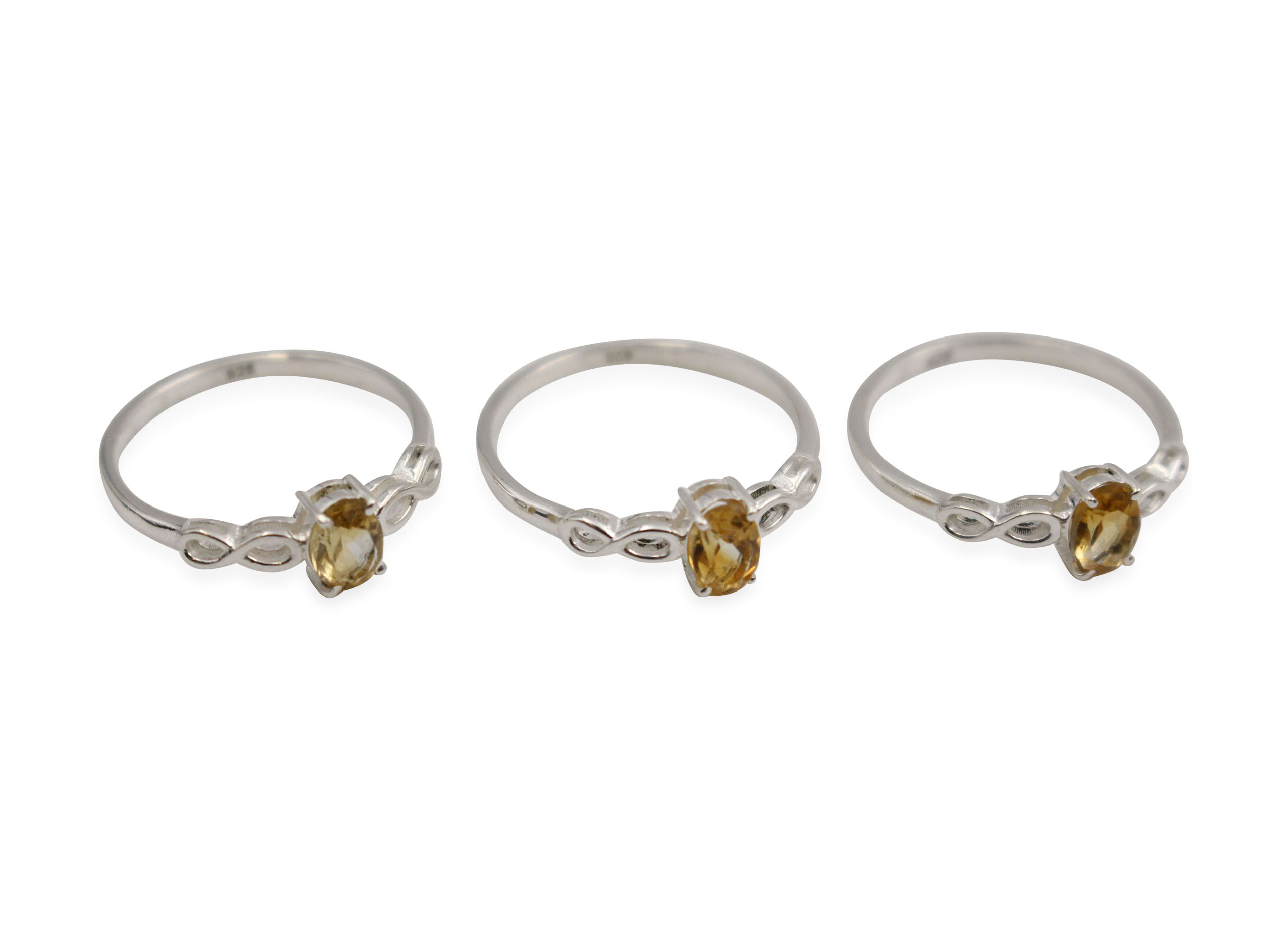 Citrine _Miles_ Sterling Silver Ring - Crystal Dreams