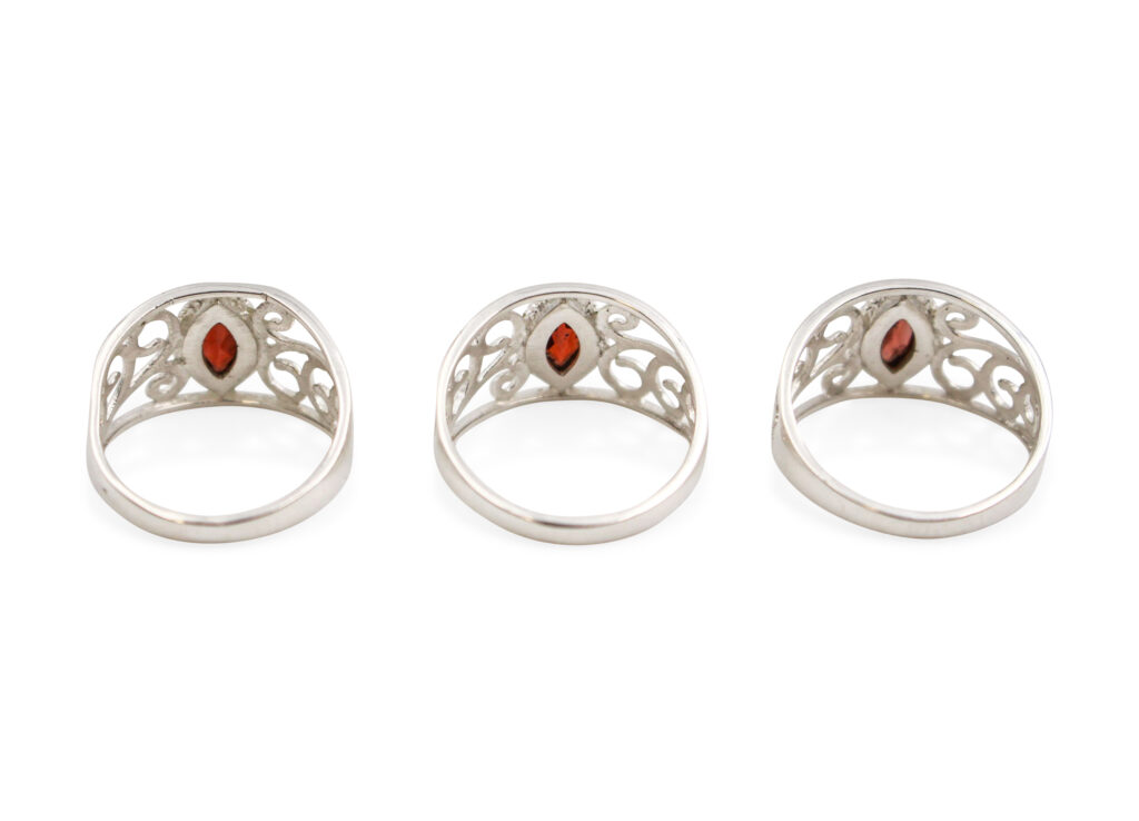 Garnet _Fellowship_ Sterling Silver Ring - Crystal Dreams