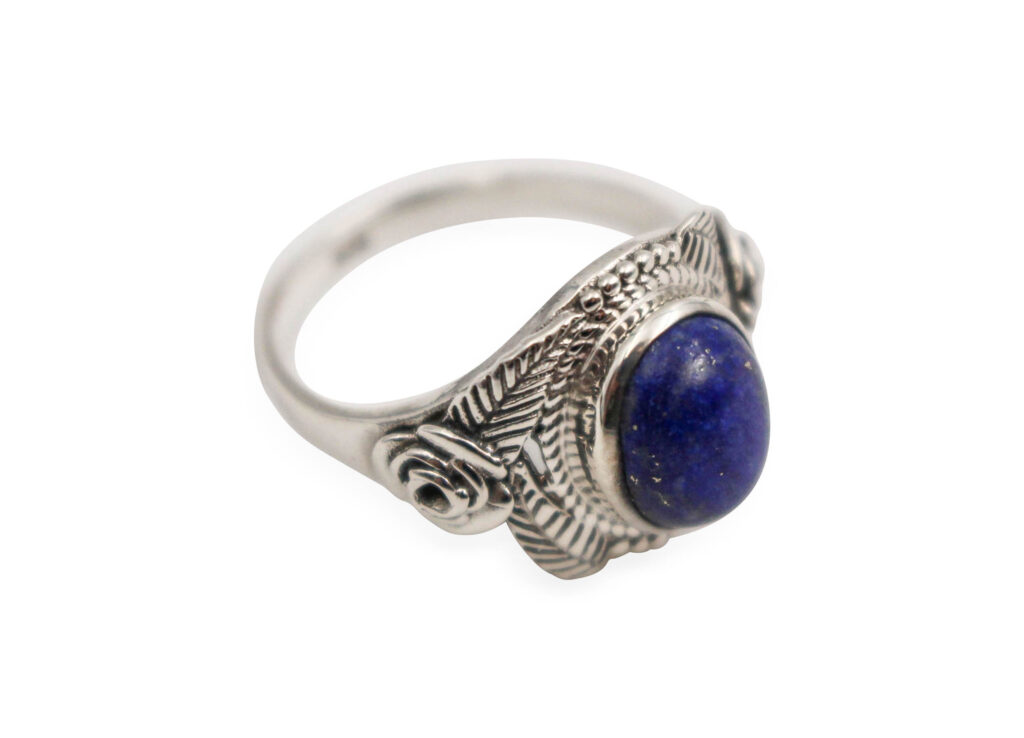Loose Lapis _Virtus_ Sterling Silver Ring - Crystal Dreams