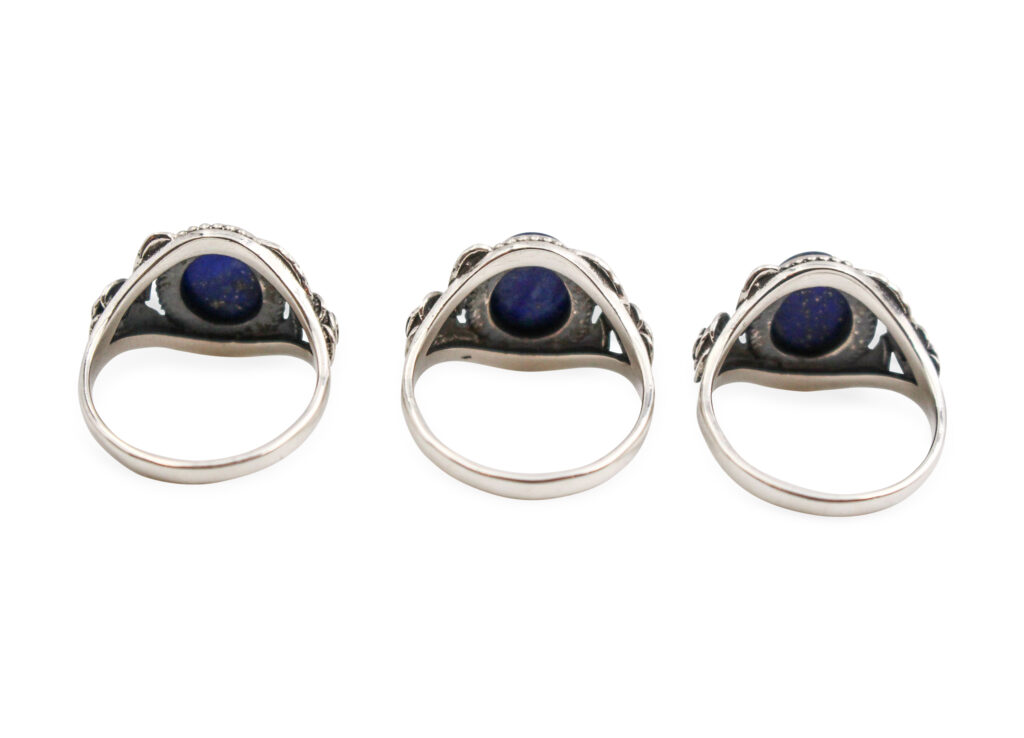 Loose Lapis _Virtus_ Sterling Silver Ring - Crystal Dreams