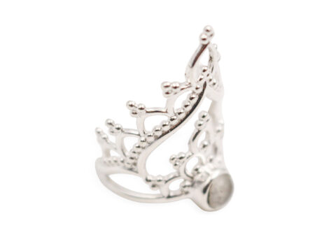 Moonstone _Temple_ Sterling Silver Ring - Crystal Dreams