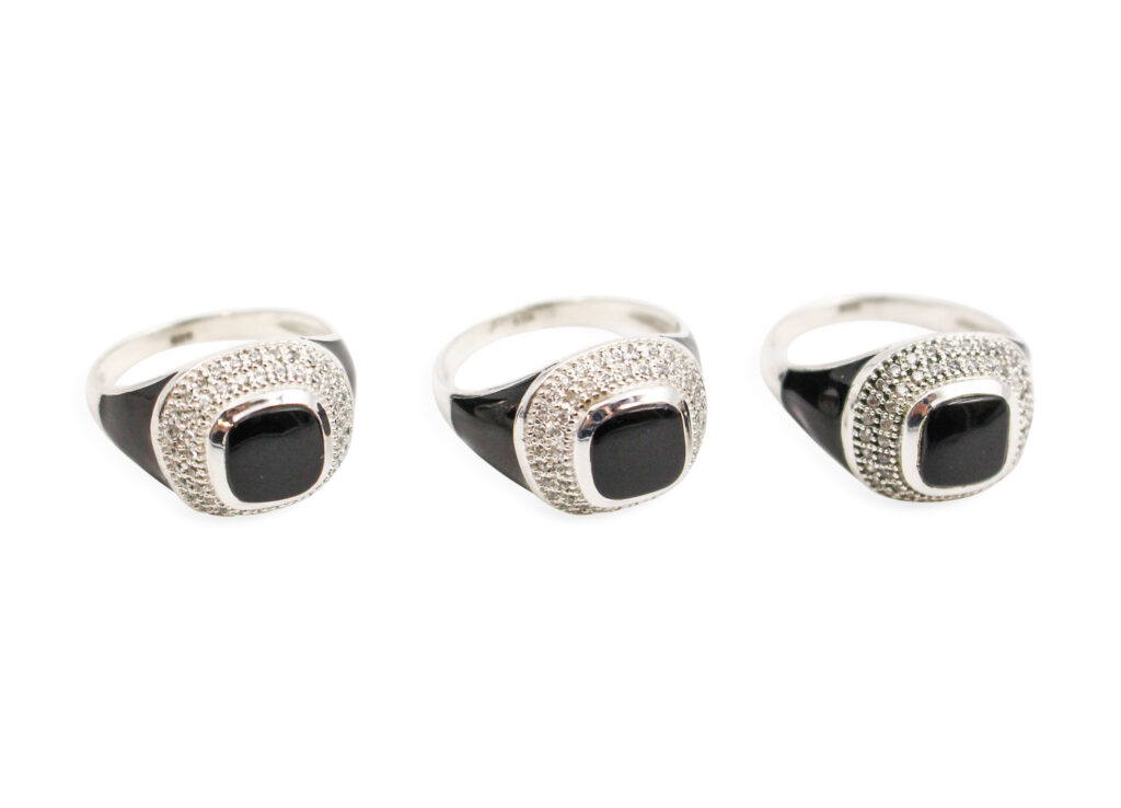Onyx _Kingship_ Sterling Silver Men_s Ring - Crystal Dreams