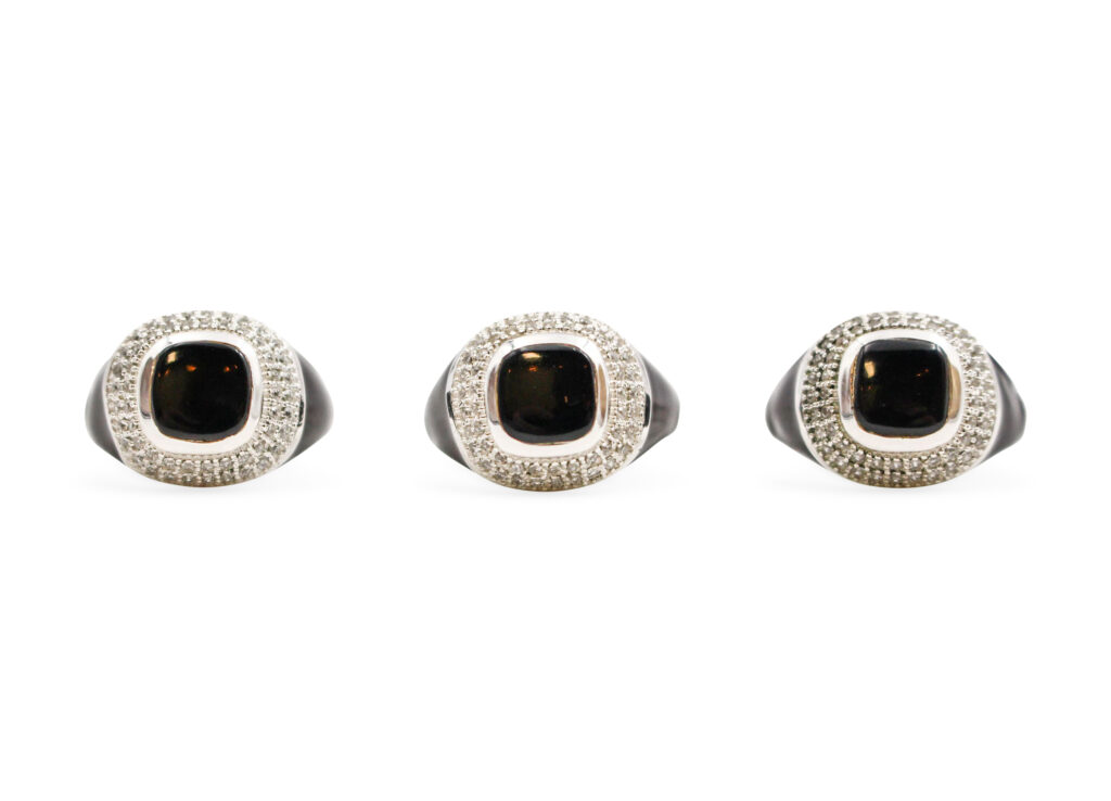 Onyx _Kingship_ Sterling Silver Men_s Ring - Crystal Dreams