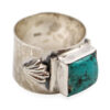 Turquoise Batti Sterling Silver Ring - Crystal Dreams