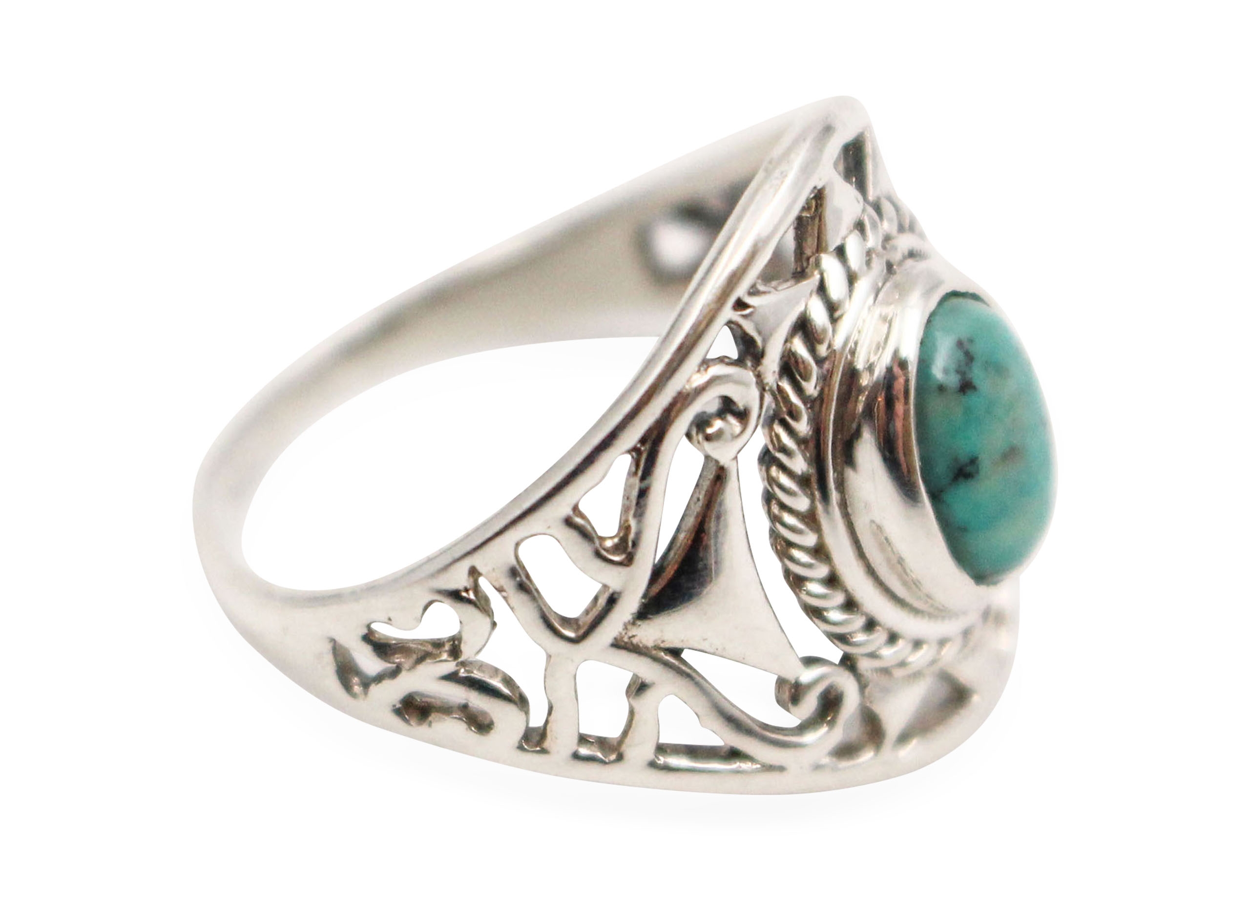 Turquoise _Highness_ Sterling Silver Ring - Crystal Dreams