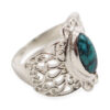Turquoise _Opus_ Sterling Silver Ring - Crystal Dreams