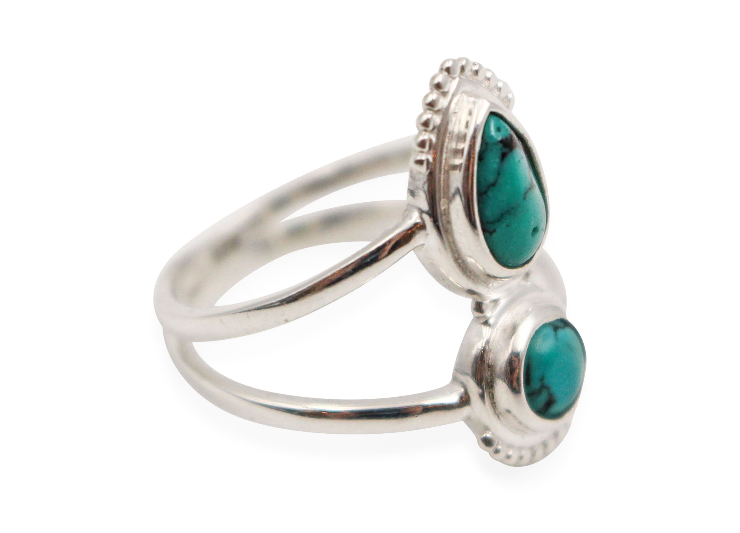 Turquoise Renaissance sterling silver 925 Ring - Crystal Dreams