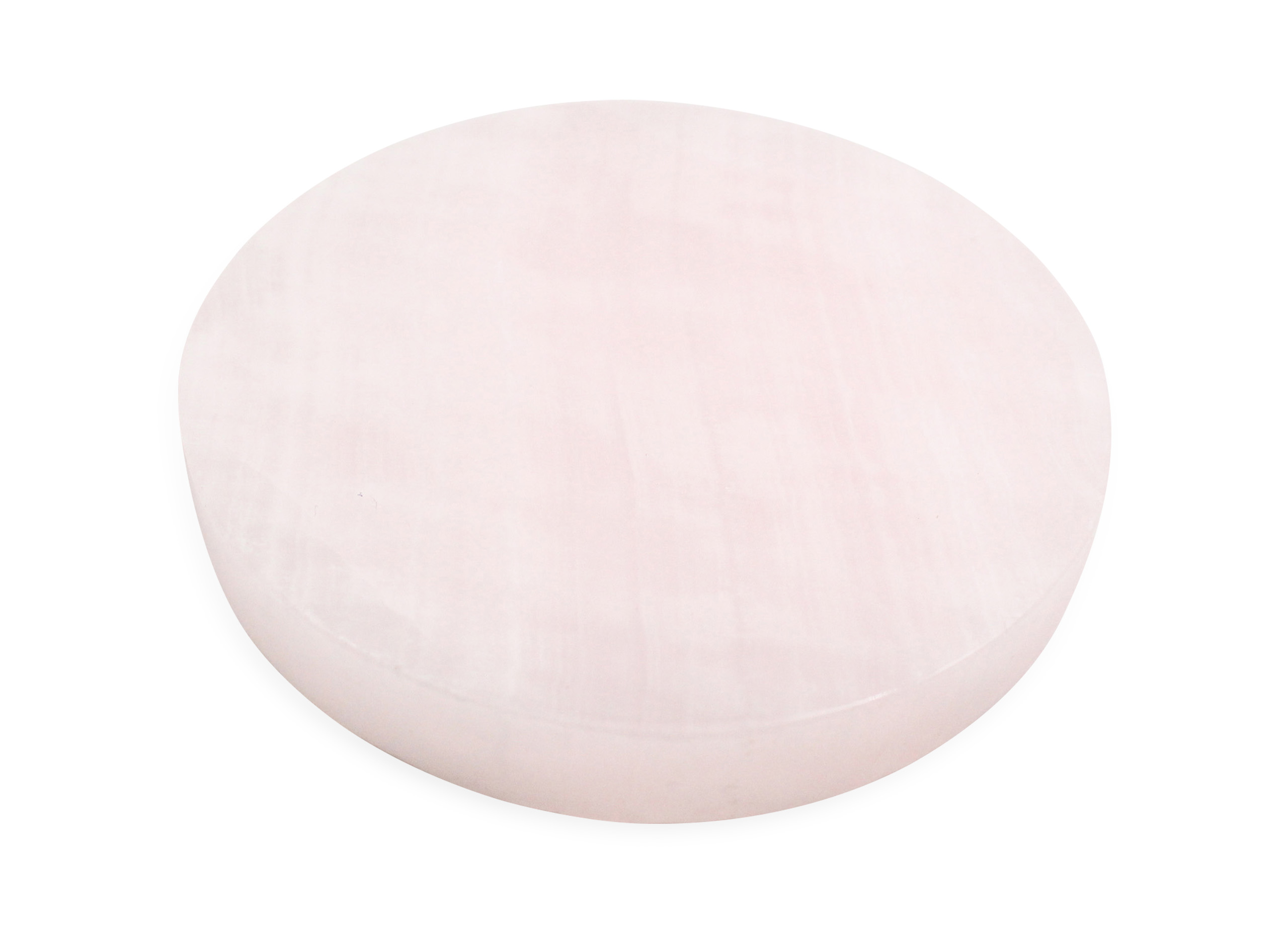 Rose Pink Calcite Cup Slice Coaster - Crystal Dreams