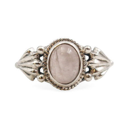Rose Quartz _Novelty_ Sterling Silver Ring - Crystal Dreams